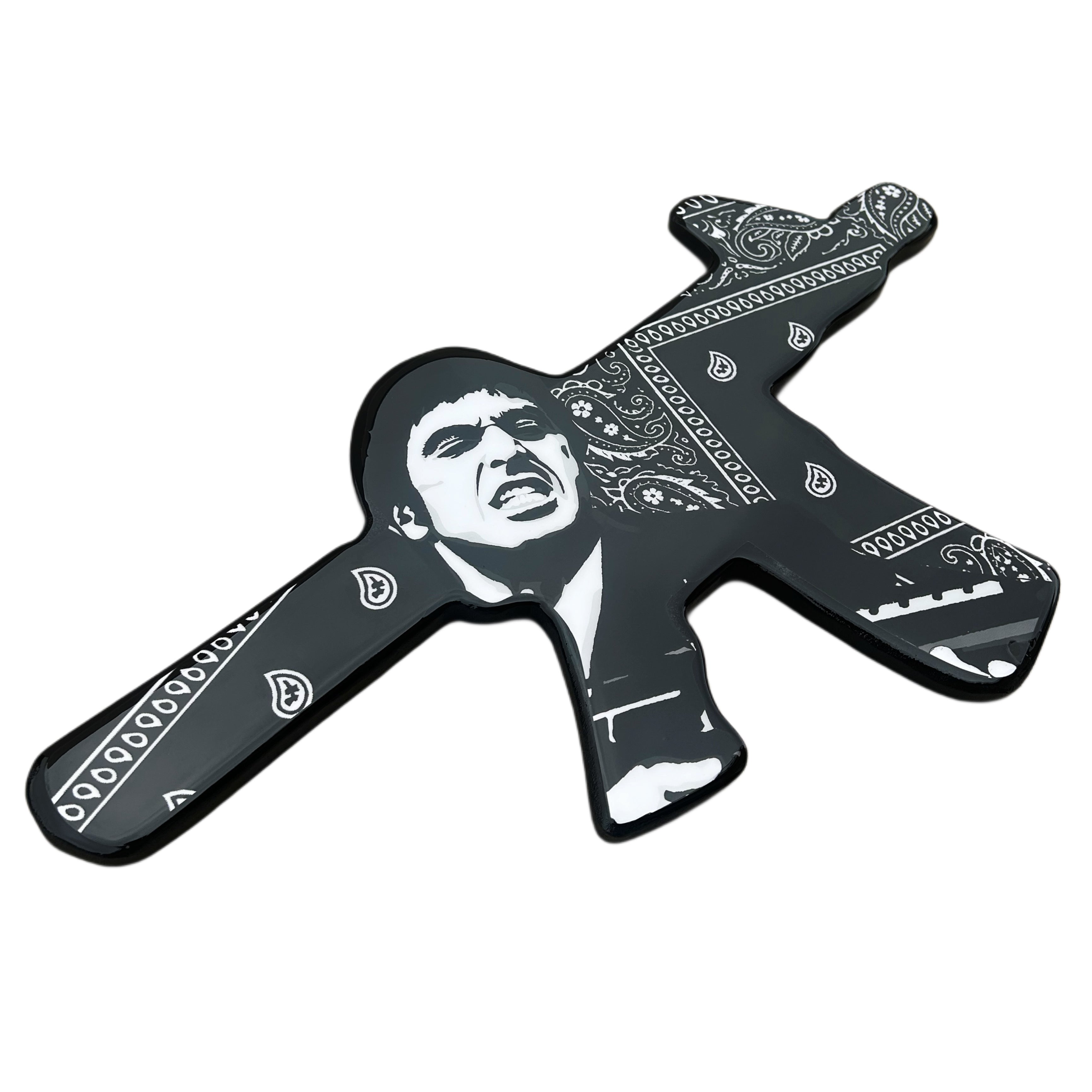 SCARFACE BLACK BANDANA - 5OCM W