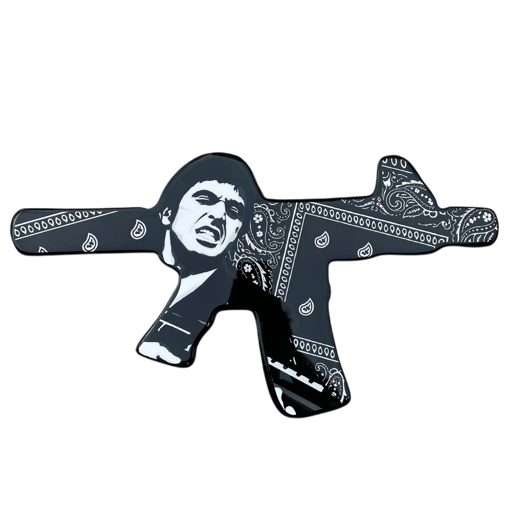 SCARFACE BLACK BANDANA - 5OCM W